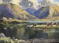 FISHING, DONEGAL by Rowland Hill RUA at Ross's Online Art Auctions
