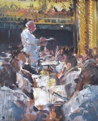 THE REHEARSAL by Tom Coates, RBA at Ross's Online Art Auctions