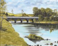 BRIDGE AT CUSHENDUN, COUNTY ANTRIM by William McGivern at Ross's Online Art Auctions