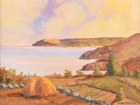 HAYSTACK ON THE WEST COAST by Anna Lavelle at Ross's Online Art Auctions