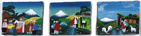 FOLK ART, PERU by Orlando Quindigalle at Ross's Online Art Auctions