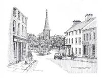 THE DIAMOND FROM CASTLE STREET, BALLYCASTLE, COUNTY ANTRIM by Eamon F. Murphy at Ross's Online Art Auctions