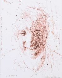 STUDY OF SEAMUS HEANEY by Ross Wilson ARUA at Ross's Online Art Auctions