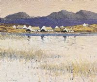 CONNEMARA COTTAGES by Paul Henry RHA at Ross's Online Art Auctions