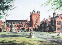 CAMPBELL COLLEGE, BELFAST by Arnold Gardner at Ross's Online Art Auctions