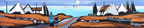 THE BROAD MOON BAY by J.P. Rooney at Ross's Online Art Auctions