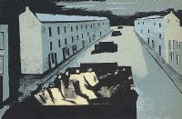 THE DARK STREET by William Scott RA at Ross's Online Art Auctions
