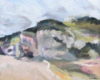 WHITEROCKS BEACH by Rory Bullock at Ross's Online Art Auctions