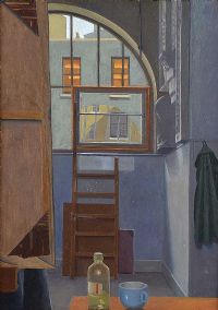 STUDIO INTERIOR by Carolyn Chapman at Ross's Online Art Auctions