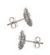 18CT WHITE GOLD WHITE SAPPHIRE AND DIAMOND EARRINGS at Ross's Online Art Auctions