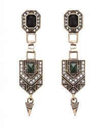 VINTAGE ART DECO STYLE COSTUME EARRINGS at Ross's Online Art Auctions