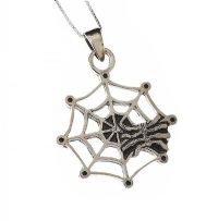 STERLING SILVER HALLOWEEN THEME NECKLACE at Ross's Online Art Auctions