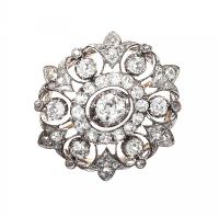VICTORIAN DIAMOND BROOCH at Ross's Online Art Auctions
