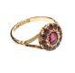 EDWARDIAN 15CT GOLD AMETHYST RING at Ross's Online Art Auctions