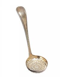 VICTORIAN STERLING SILVER SUGAR SIFTER SPOON at Ross's Online Art Auctions