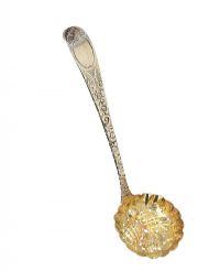 GEORGIAN STERLING SILVER SUGAR SIFTER SPOON at Ross's Online Art Auctions