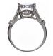 STERLING SILVER CUBIC ZIRCONIA RING at Ross's Online Art Auctions