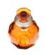 AMBER GLASS BOTTLE WITH ENGRAVED SILVER COLLAR at Ross's Online Art Auctions