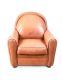 LEATHER CLUB CHAIR at Ross's Online Art Auctions