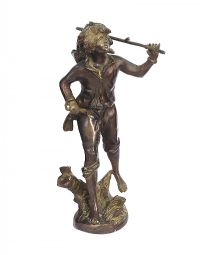 LATE NINETEENTH CENTURY BRONZE FIGURE at Ross's Online Art Auctions