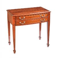 MAHOGANY TWO DRAWER CUTLERY TABLE at Ross's Online Art Auctions