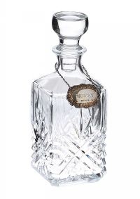 CUT GLASS WHISKEY DECANTER at Ross's Online Art Auctions
