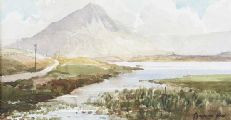 ERRIGAL, DONEGAL by Rowland Hill RUA at Ross's Online Art Auctions