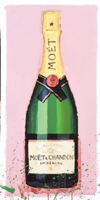 MOET & CHANDON CHAMPAGNE by Spillane at Ross's Online Art Auctions