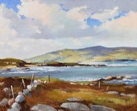 ON THE DONEGAL COAST by Leslie Nesbitt at Ross's Online Art Auctions