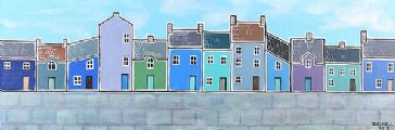BLUE HOUSE QUAY by Paul Bursnall at Ross's Online Art Auctions