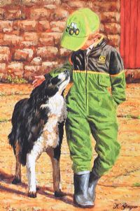 BEST FRIENDS by Keith Glasgow at Ross's Online Art Auctions