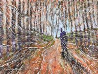 FOREST WALK by Simon Bradley at Ross's Online Art Auctions
