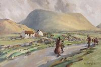 ON THE ROAD HOME by John T. Bannon at Ross's Online Art Auctions