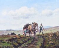 DRAWING HOME THE TURF by Charles McAuley at Ross's Online Art Auctions