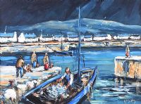 THE HERRING BOAT by Patrick Murphy at Ross's Online Art Auctions