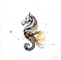 SEAHORSE by Kathryn Callaghan at Ross's Online Art Auctions