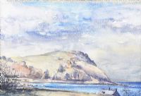 ON THE COAST NEAR LARNE by Robert D. Beattie at Ross's Online Art Auctions