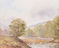 DUN RIVER, COUNTY ANTRIM by Manson Blair UWS at Ross's Online Art Auctions