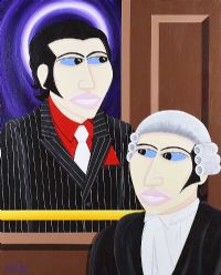 GENTLEMAN IN THE DOCK by Jason Millar at Ross's Online Art Auctions
