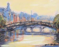 RIVER LIFFEY, DUBLIN by Marie Devlin at Ross's Online Art Auctions