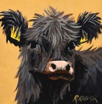 BLACK CALF by Ronald Keefer at Ross's Online Art Auctions