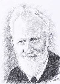 GEORGE BERNARD SHAW by Andy Saunders at Ross's Online Art Auctions