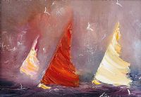 SAILS AWAY by Carol Ann Waldron at Ross's Online Art Auctions