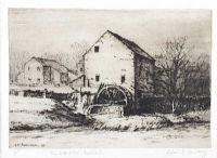 THE WATERWHEEL, BUSHMILLS by Aylmer E. Armstrong UWS at Ross's Online Art Auctions