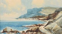 FAIRHEAD, BALLYCASTLE, COUNTY ANTRIM by Rowland Hill RUA at Ross's Online Art Auctions