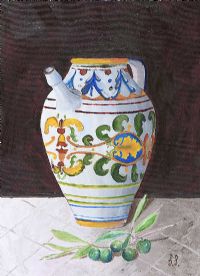 ITALIAN JUG by Silvia Stone at Ross's Online Art Auctions
