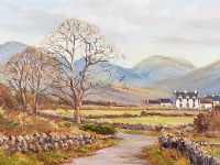 THE MOURNES & COMMEDAGH FROM BALLYVEAGH by Vittorio Cirefice at Ross's Online Art Auctions
