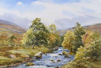 AUTUMN ON THE DUN RIVER by Robert Egginton at Ross's Online Art Auctions