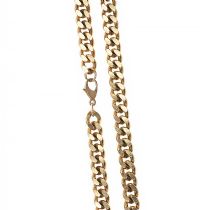 9CT GOLD CURB LINK NECKLACE at Ross's Online Art Auctions