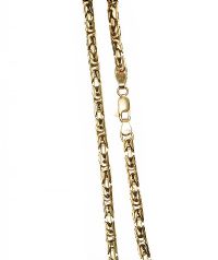 14CT GOLD FANCY-LINK NECKLACE at Ross's Online Art Auctions